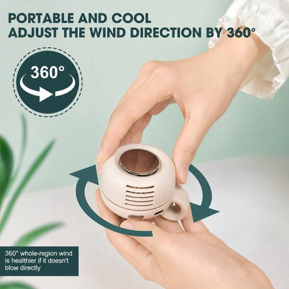 Portable Wearable Silent Mini Bladeless Cooling Fan