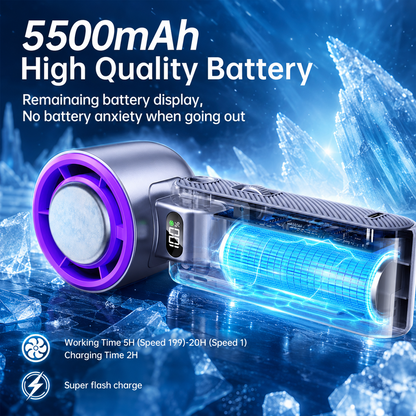 Portable High Speed Handheld Fan 199 Speed Adjustable