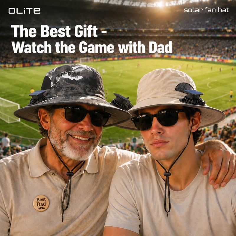 The Perfect Father's Day Gift - Solar Cooling Fan Hat