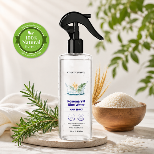 Rosemary Rice Water Hair Mist for Soft Smooth Non Greasy Hair
