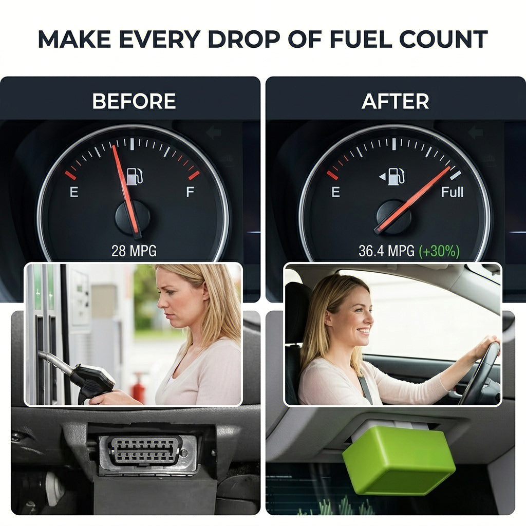 Automotive Fuel Saver, Helps Support Smoother Driving, Cleaner Engine Performance & Improved Fuel Efficiency