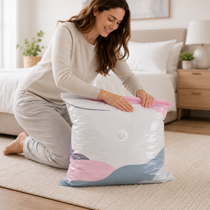 No-Pump Vacuum Storage Bags