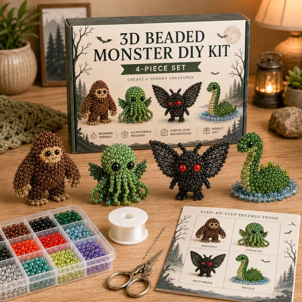 Creative Beaded Mini World 3D DIY Kit Collection