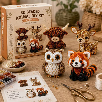 Creative Beaded Mini World 3D DIY Kit Collection