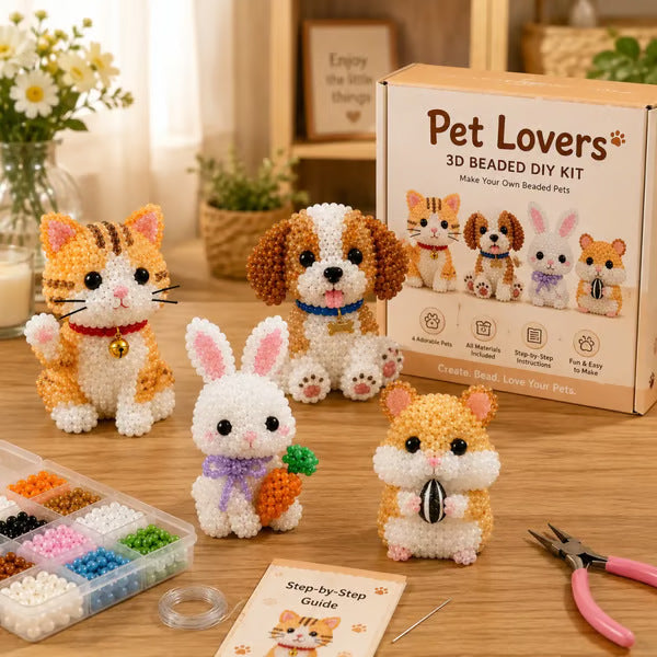 Creative Beaded Mini World 3D DIY Kit Collection