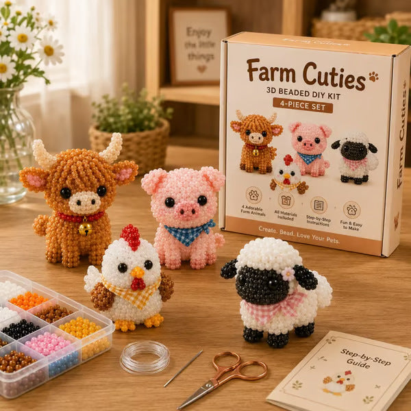 Creative Beaded Mini World 3D DIY Kit Collection