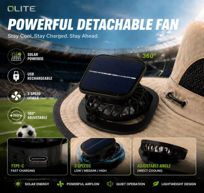 The Perfect Father's Day Gift - Solar Cooling Fan Hat