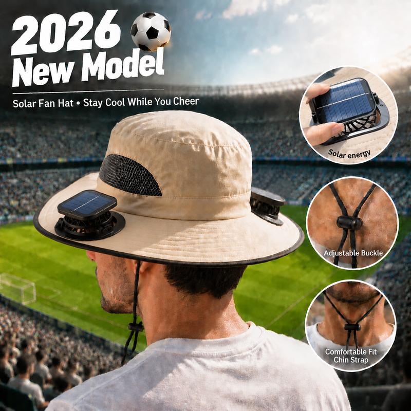 The Perfect Father's Day Gift - Solar Cooling Fan Hat