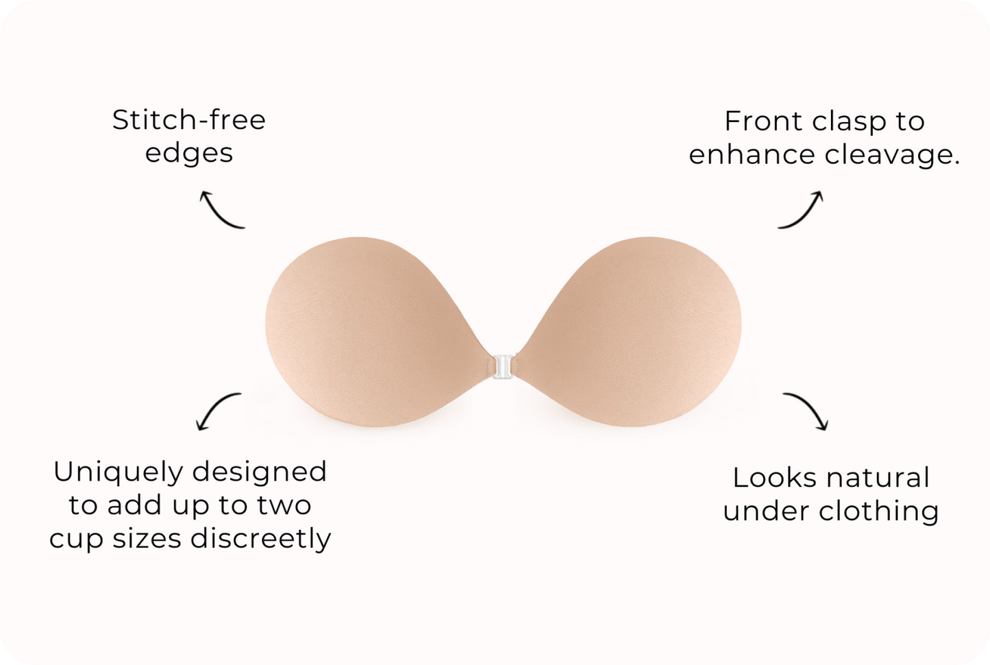 Magic Padded Sticky Bra Push Up Portable Washable